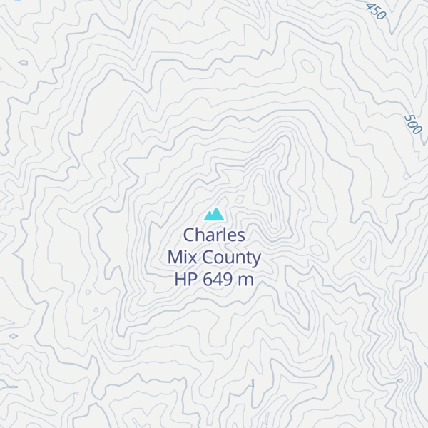 Map of Charles Mix County HP