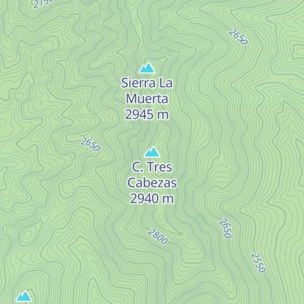 Map of C. Tres Cabezas