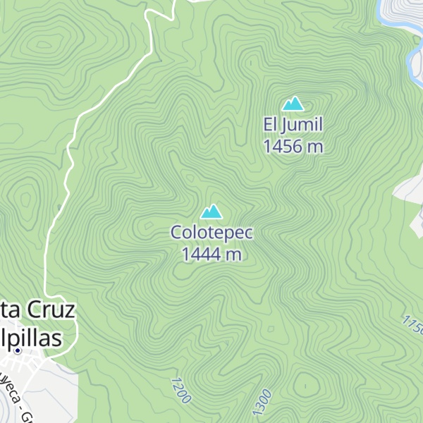 Map of Colotepec
