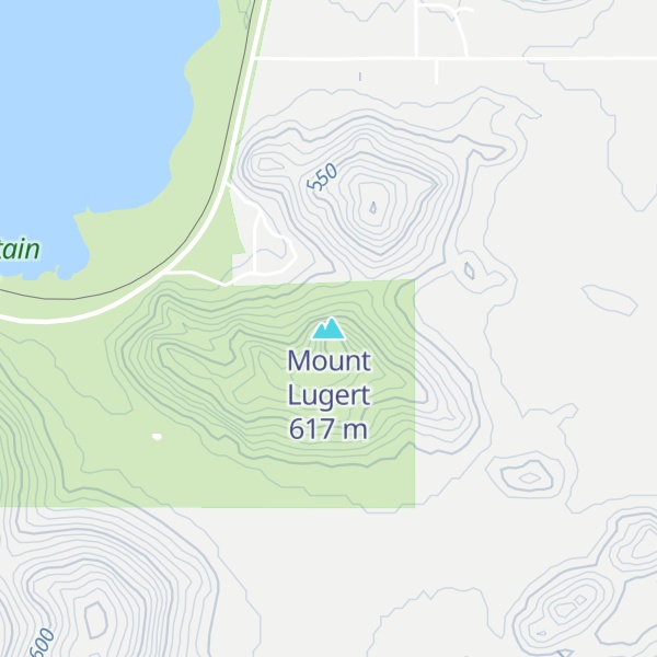 Map of Mount Lugert
