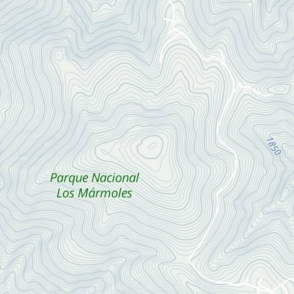 Map of Cerro Colorado