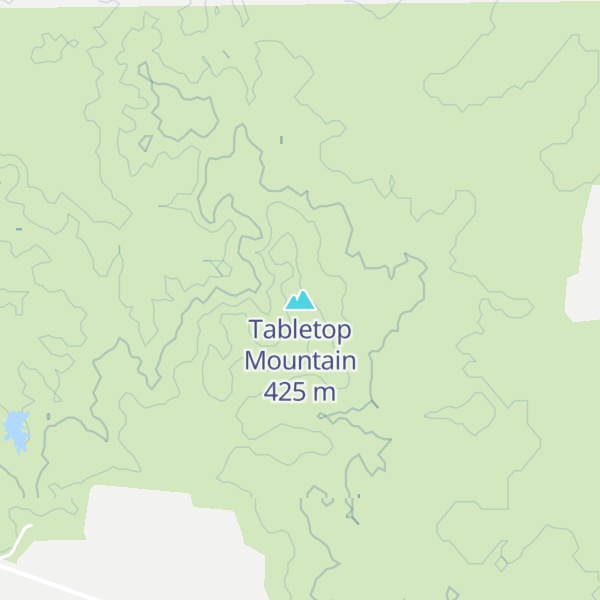 Map of Tabletop Mountain