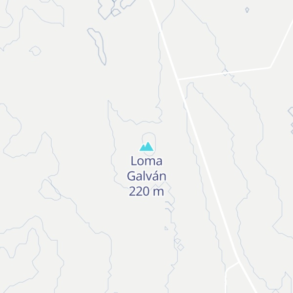 Map of Loma Galván