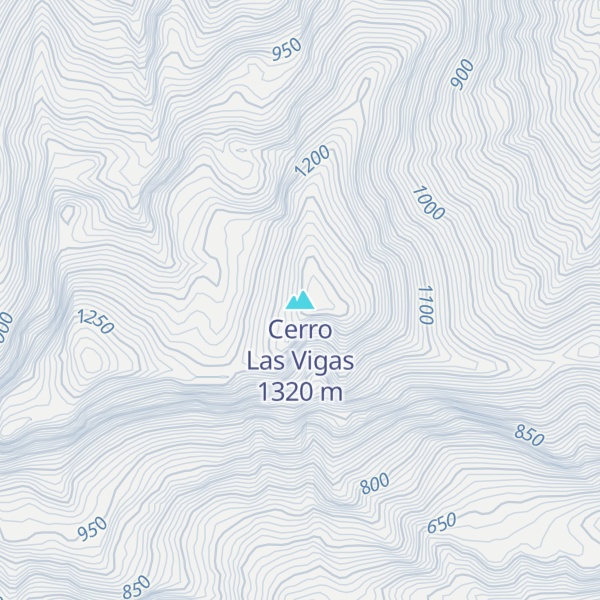 Map of Cerro Las Vigas