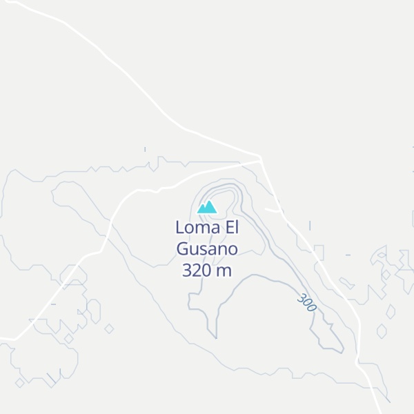 Map of Loma El Gusano