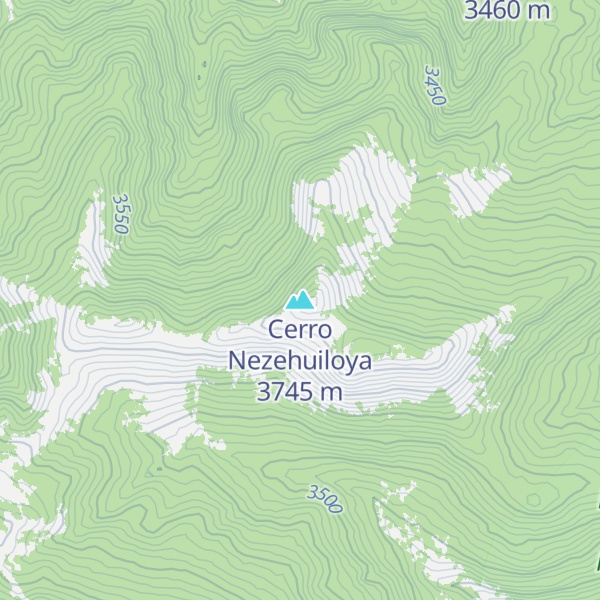Map of Cerro Nezehuiloya