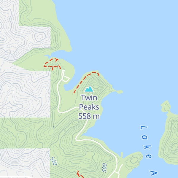 Map of Twin Peaks