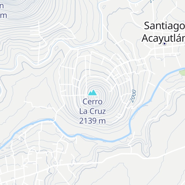 Map of Cerro La Cruz