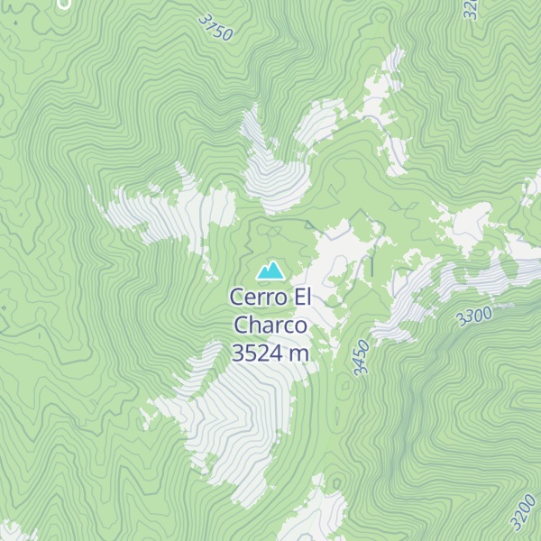 Map of Cerro El Charco