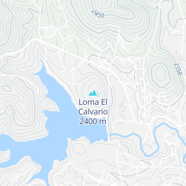 Map of Loma El Calvario