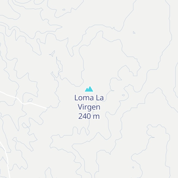 Map of Loma La Virgen