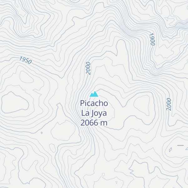 Map of Picacho La Joya