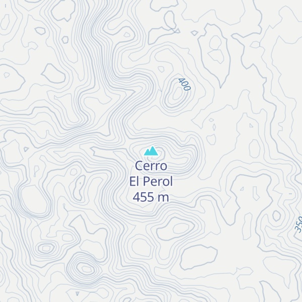 Map of Cerro El Perol