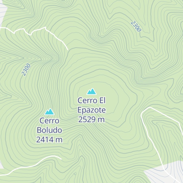 Map of Cerro El Epazote