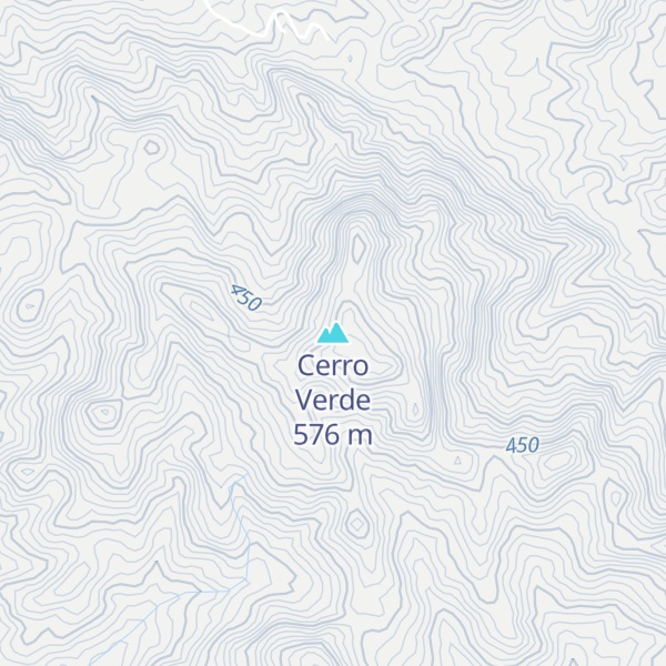 Map of Cerro Verde