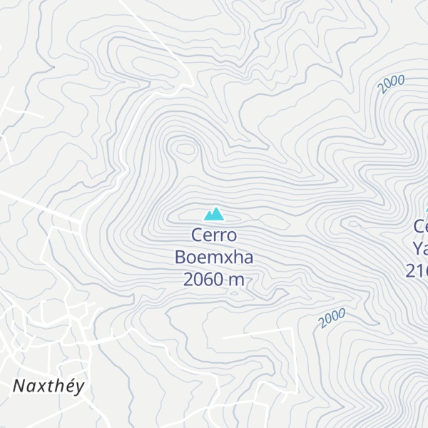 Map of Cerro Boemxha