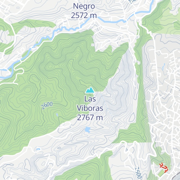 Map of Las Viboras