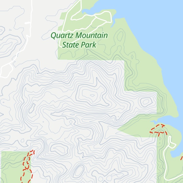 Map of Quartz Mountain