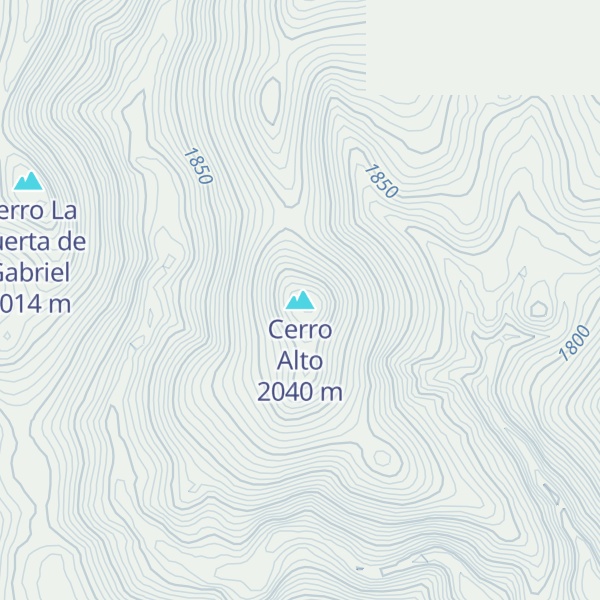 Map of Cerro Alto