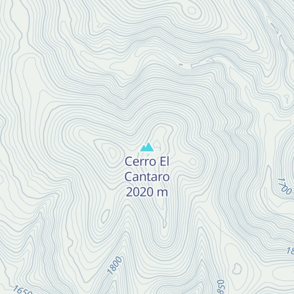 Map of Cerro El Cantaro