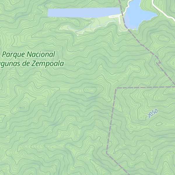 Map of Cerro El Caballete