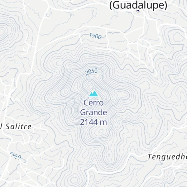 Map of Cerro Grande