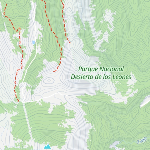 Map of Cerro San Miguel