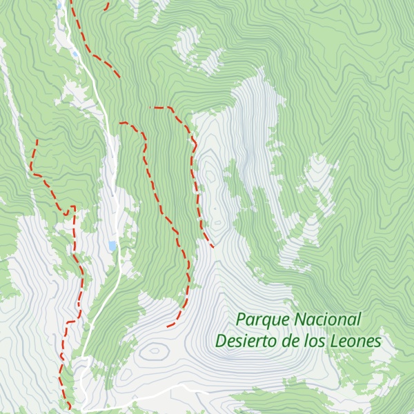 Map of El Caballete