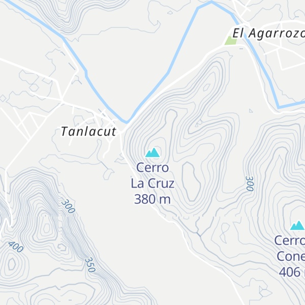 Map of Cerro La Cruz