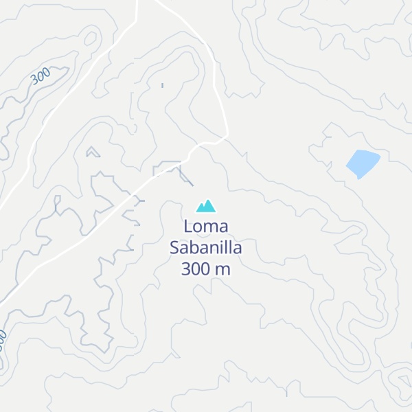 Map of Loma Sabanilla