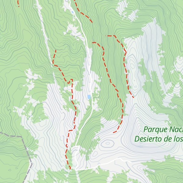 Map of Cabaña Agua de Leones