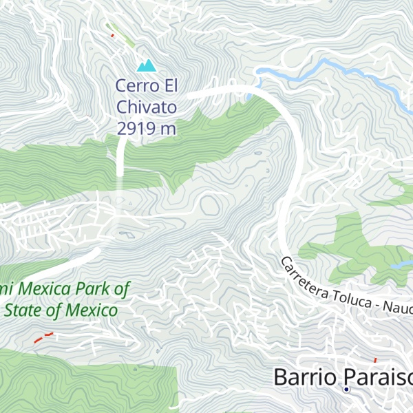 Map of Cerro La Cumbre