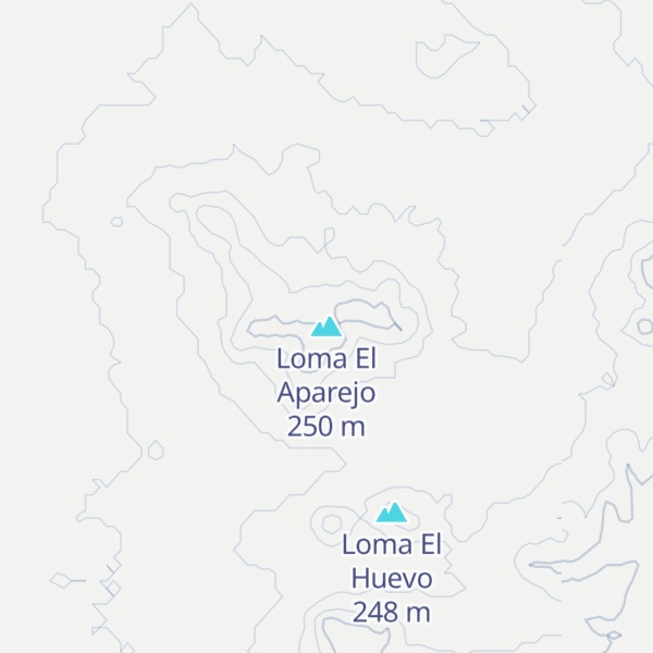 Map of Loma El Aparejo