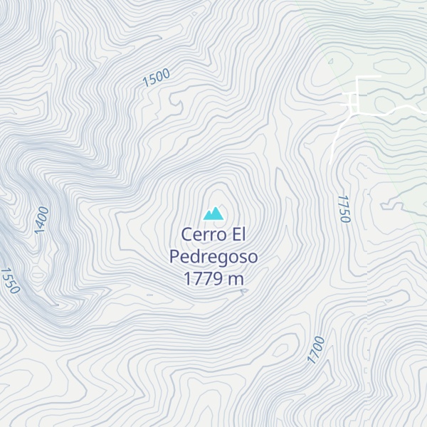 Map of Cerro El Pedregoso
