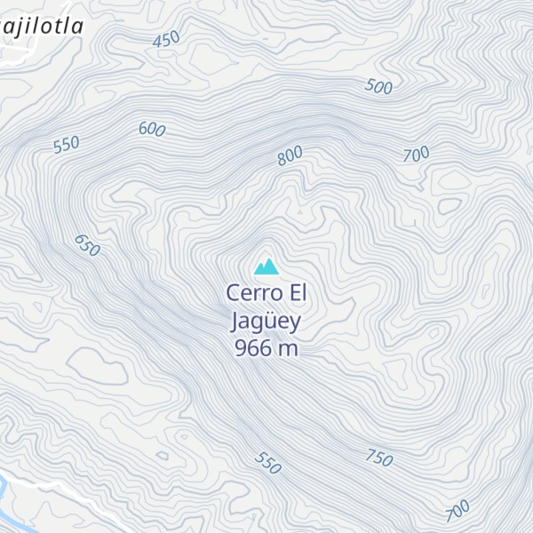 Map of Cerro El Jagüey