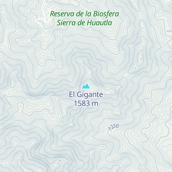Map of El Gigante