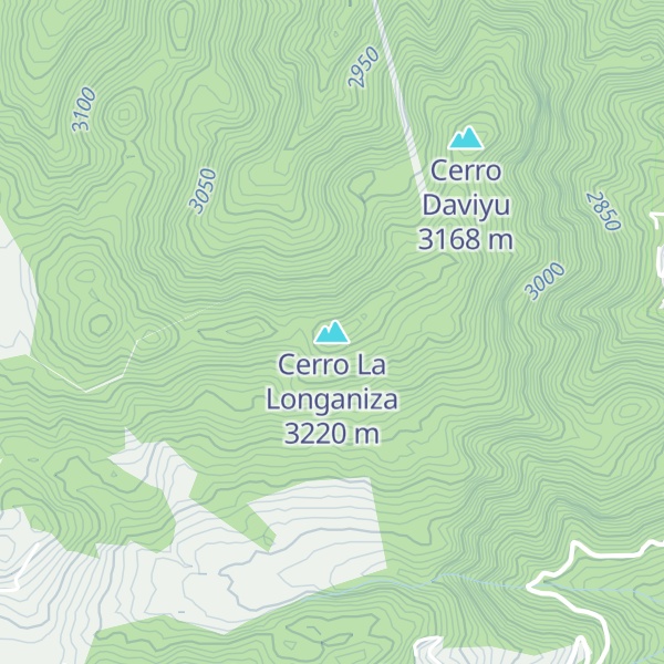 Map of Cerro La Longaniza