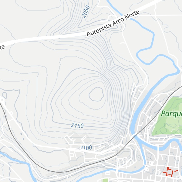 Map of Cerro Magoni