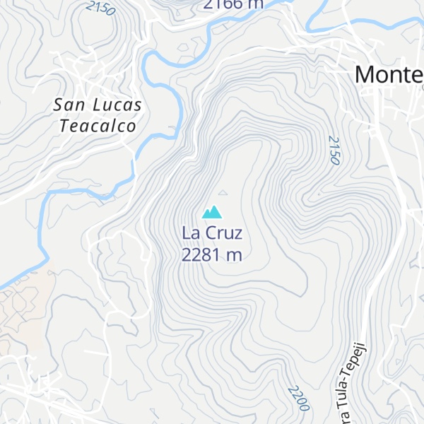Map of La Cruz