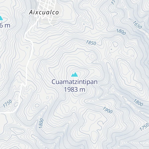 Map of Cuamatzintipan