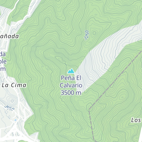 Map of Peña El Calvario