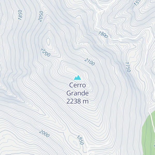 Map of Cerro Grande