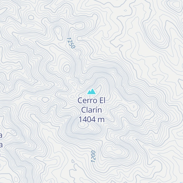 Map of Cerro El Clarín