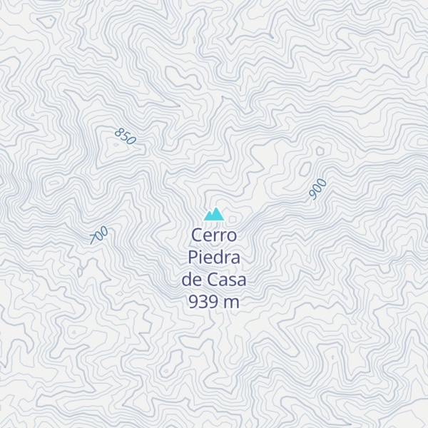 Map of Cerro Piedra de Casa