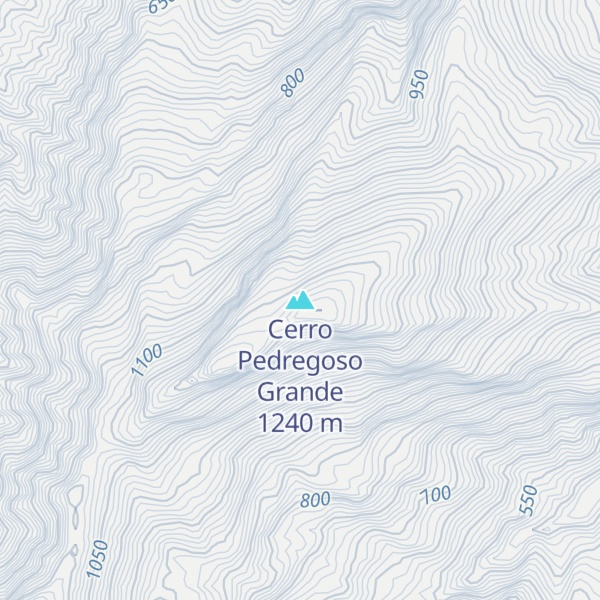 Map of Cerro Pedregoso Grande
