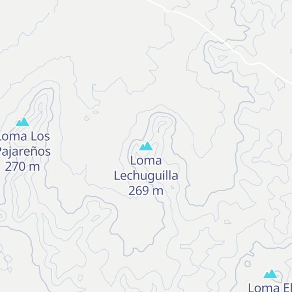 Map of Loma Lechuguilla