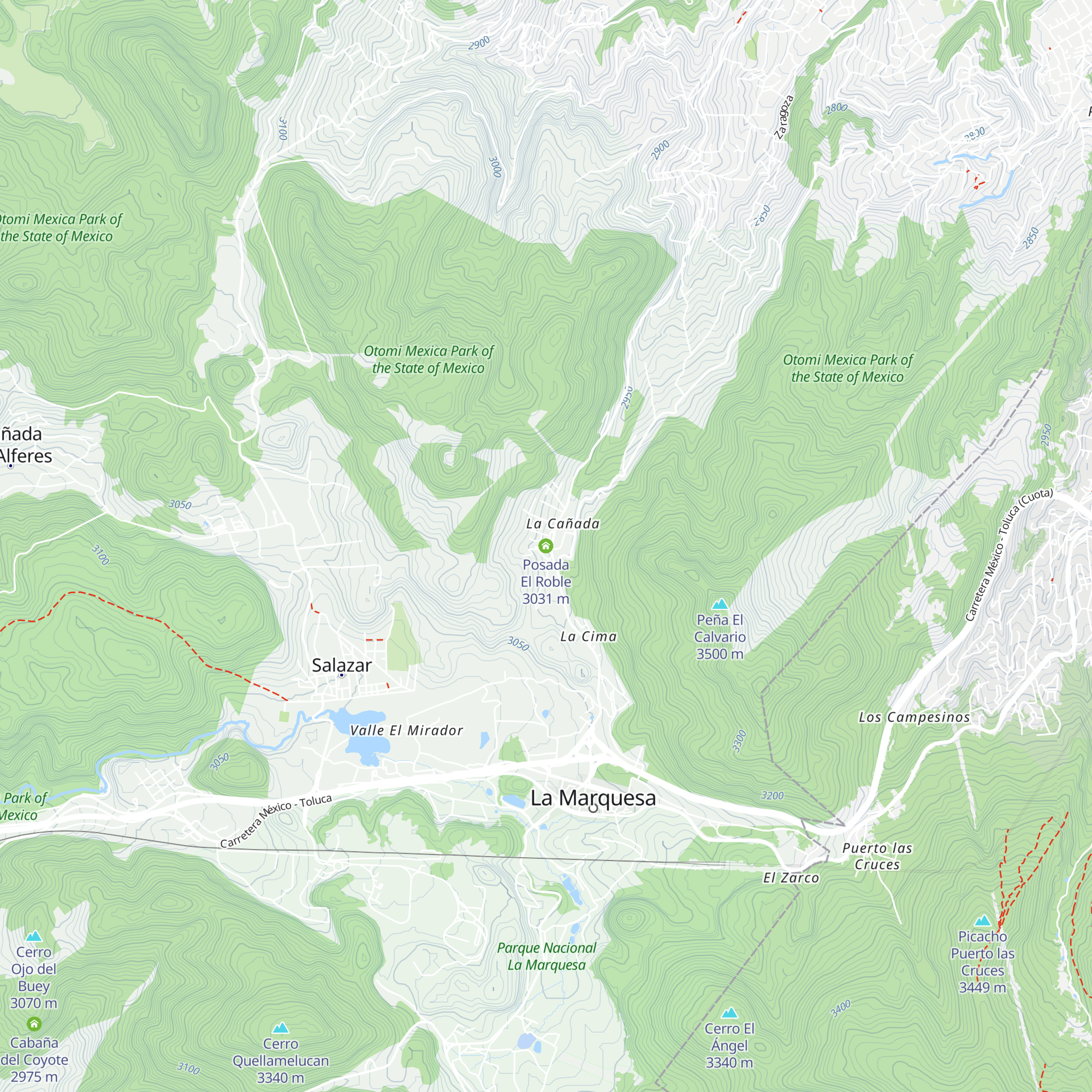 Posada El Roble map