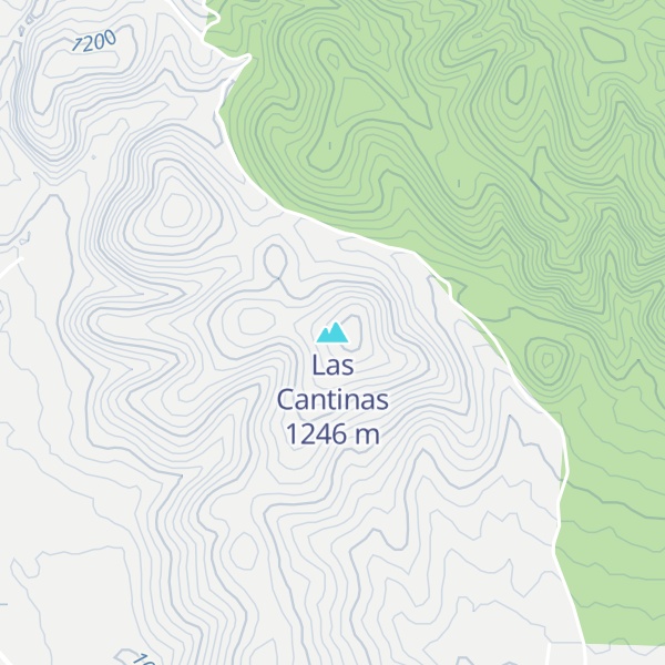 Map of Las Cantinas