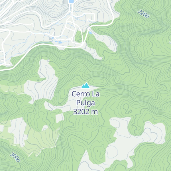 Map of Cerro La Pulga