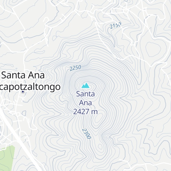Map of Santa Ana
